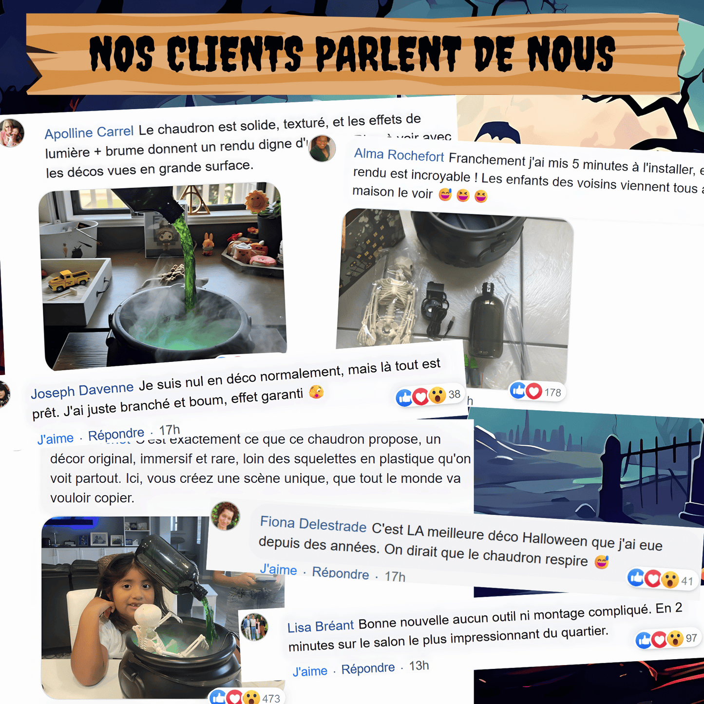EspritHalloween™ - Chaudron magique (kit complet)