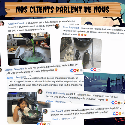 EspritHalloween™ - Chaudron magique (kit complet)