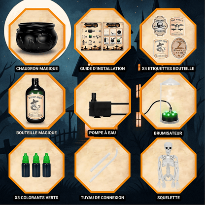 EspritHalloween™ - Chaudron magique (kit complet)